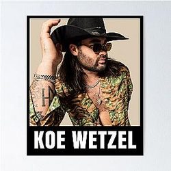 Music Vintage Retro Koe Wetzel Gifts For Music Fans Poster