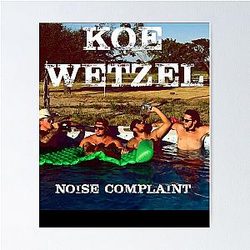 Funny Man Together Koe Wetzel Awesome For Music Fans Poster