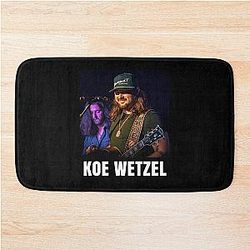 Mens Funny Koe Wetzel Gift For Music Fans Bath Mat