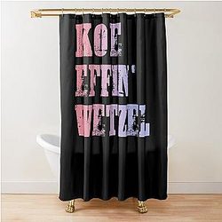 Koe Wetzel T Shirt, Koe Effin Wetzel, Koe Wetzel Concert Tee Shower Curtain