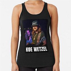 Mens Funny Koe Wetzel Gift For Music Fans Racerback Tank Top