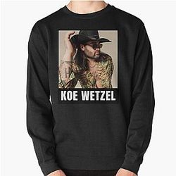 Music Vintage Retro Koe Wetzel Gifts For Music Fans Pullover Sweatshirt