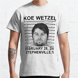 Birthday Gift Koe Wetzel Feb 28 2016 Wasted Retro Wave Classic T-Shirt