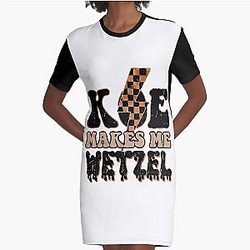 Koe Wetzel Koe Makes Me Wetzel Graphic T-Shirt Dress