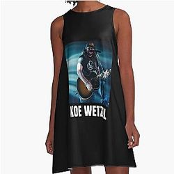 Women Men Koe Wetzel Retro Vintage A-Line Dress