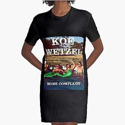 Funny Man Together Koe Wetzel Awesome For Music Fans Graphic T-Shirt Dress