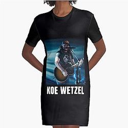 Women Men Koe Wetzel Retro Vintage Graphic T-Shirt Dress