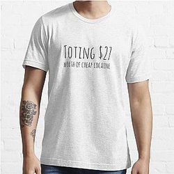 Koe Wetzel Toting $27 Worth of Cheap Cocaine Essential T-Shirt