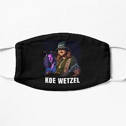 Mens Funny Koe Wetzel Gift For Music Fans Flat Mask