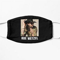 Music Vintage Retro Koe Wetzel Gifts For Music Fans Flat Mask