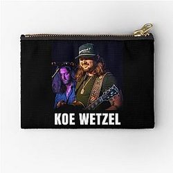 Mens Funny Koe Wetzel Gift For Music Fans Zipper Pouch