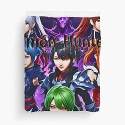 Kpop Demon Hunters Full Cast Fanart Kdrama Duvet Cover