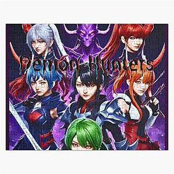 Kpop Demon Hunters Fanart with Kdrama Vibes Jigsaw Puzzle