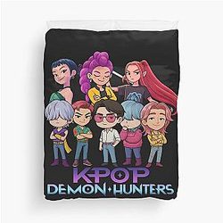 K-pop Demon Hunters Cute Duvet Cover