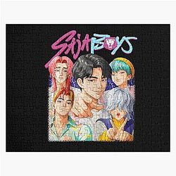 Kpop Demon Hunters Saja Boys Jigsaw Puzzle