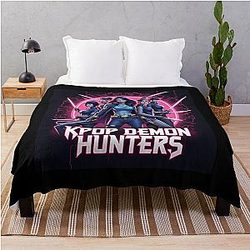 K-Pop Demon Hunters supernatural throw blanket
