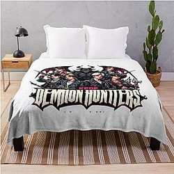 K-pop Demon Hunters Throw Blanket
