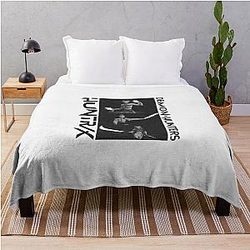 K-Pop Demon Hunters Black Art Throw Blanket
