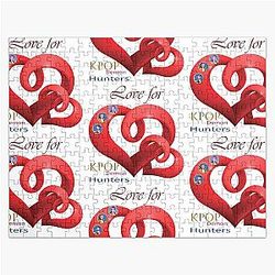 Love for Kpop Demon Hunters - KDH Aesthetic Design Emotional Kpop Fanart Jigsaw Puzzle