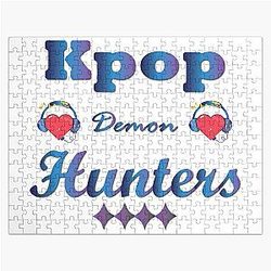 Kpop Demon Hunters – Heart with Headphones - KDH Music Art Aesthetic Puzzle