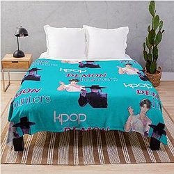 K-Pop Demon Hunters Throw Blanket