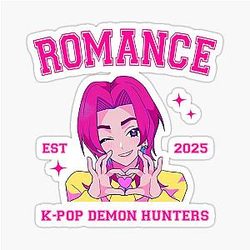 ROMANCE Saja Kpop Boys Demon Hunters Sticker