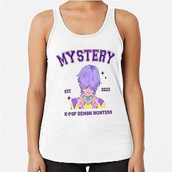 Mystery Saja Kpop Demon Hunters Racerback Tank Top