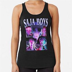 Bootleg Saja Boys Racerback Tank Top