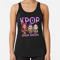 Kpop Demon Hunters Chibi Racerback Tank Top