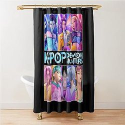 Kpop Demon Hunters Boys Shower Curtain