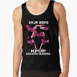 Saja Boys Band, Kpop Demon Hunters Movie, Bootleg RetroγκεDemon Hunters Tank Top