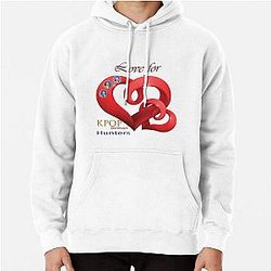 Love for Kpop Demon Hunters KDH Aesthetic Design Emotional Kpop Fanart Pullover Hoodie