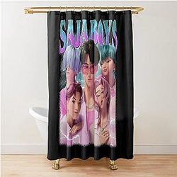 Saja Boys Kpop Demon Hunters Shower Curtain