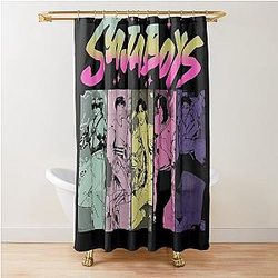 Saja Boys Band KPOP Demon Hunters Shower Curtain