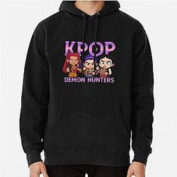 Kpop Demon Hunter Chibi Pullover Hoodie