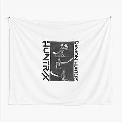 K-pop Demon Hunters Black Art Tapestry