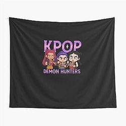 Kpop Inspired Chibi Tapestry