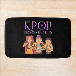 K-pop Demon Hunters Fanart Bath Mat