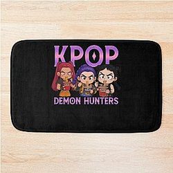 Kpop Demon Hunters Chibi Bath Mat