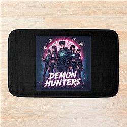 K-Pop Demon Hunters: Supernatural Idol Warriors Art Print - Unique K-Pop Bath Mat
