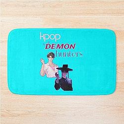 K-pop demon hunters bath mat