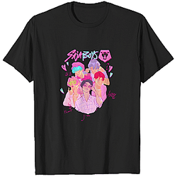KPop Demon Hunters Saja Boys Heartthrob Licensed T-Shirt