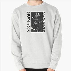 K-pop Demon Hunters Black Art Pullover Sweatshirt