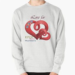 Love for Kpop Demon Hunters KDH Aesthetic Design Emotional Kpop Fanart Pullover Sweatshirt