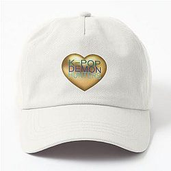 Kpop Demon Hunters - Golden Heart Art KDH Aesthetic Fan Design Dad Hat