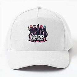 KPOP Demon Hunters Neon Fantasy Logo Baseball Cap