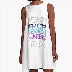 K-Pop Demon Hunters Huntrix A-Line Dress