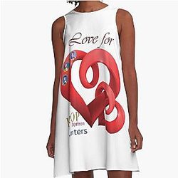 Love for Kpop Demon Hunters - Aesthetic Design Emotional Kpop Fanart A-Line Dress