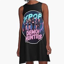 of Kpop Demon Hunters: Supernatural A-Line Dress