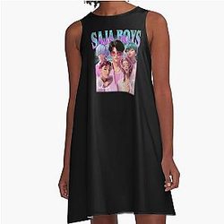 Saja Boys K Pop Demon Hunters A Line Dress